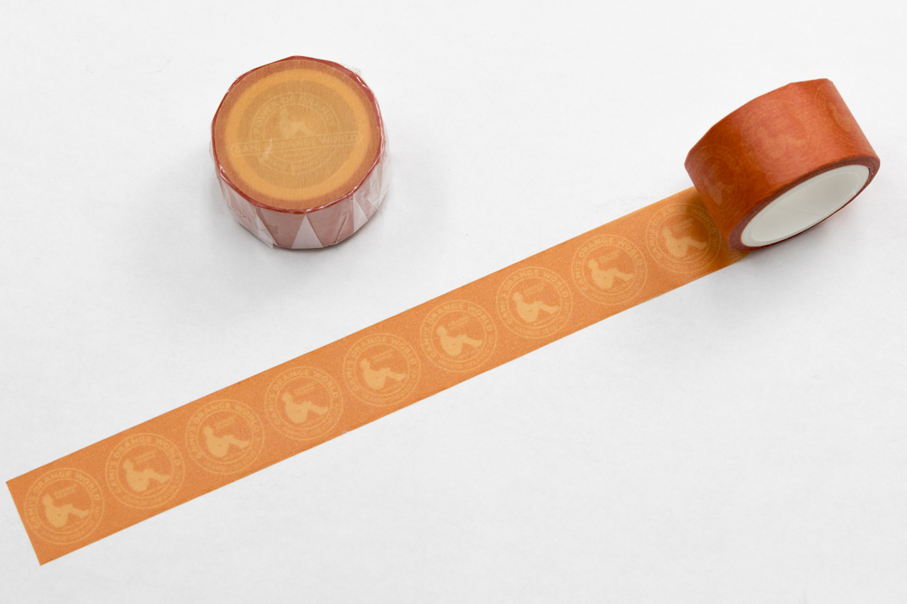 マスキングテープ mm オレンジの世界 ロゴ Goods Web Shop